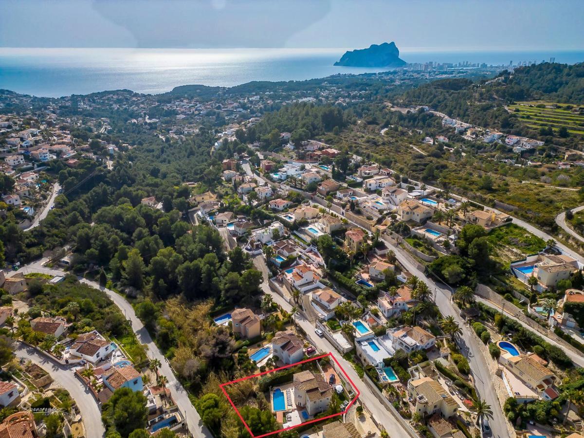 Mariposa Blanca Villa Moraira Bagian luar foto