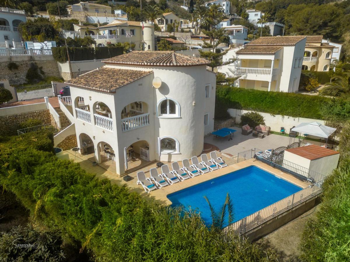 Mariposa Blanca Villa Moraira Bagian luar foto