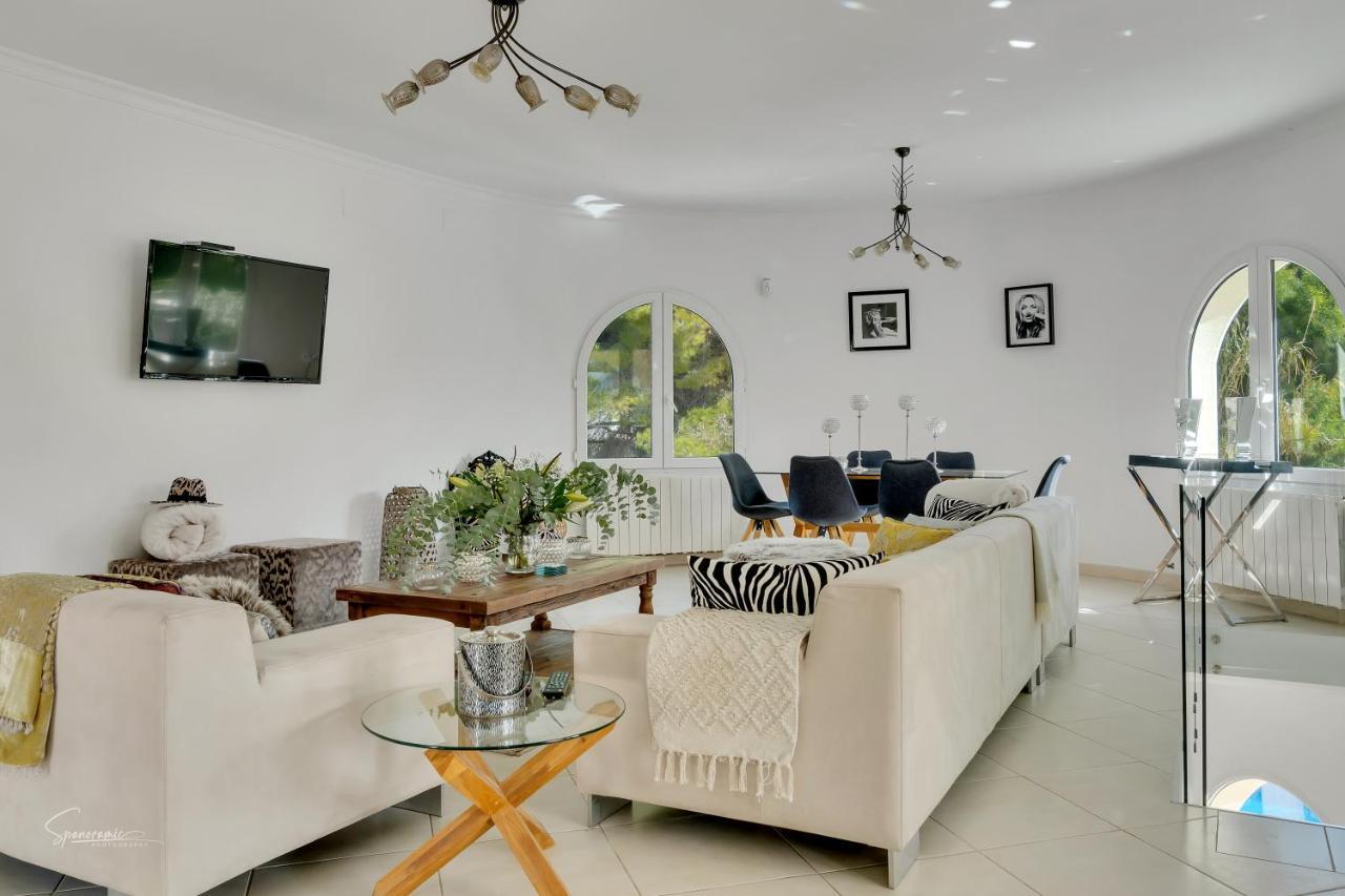 Mariposa Blanca Villa Moraira Bagian luar foto
