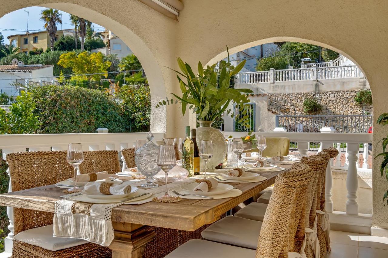 Mariposa Blanca Villa Moraira Bagian luar foto